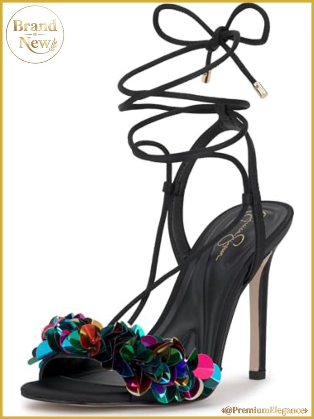 Satin Stiletto Heeled Sandals